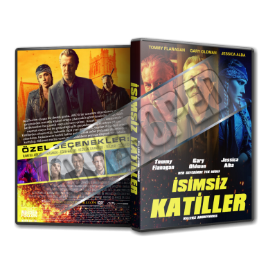 İsimsiz Katiller - Killers Anonymous - 2019 Türkçe Dvd Cover Tasarımı
